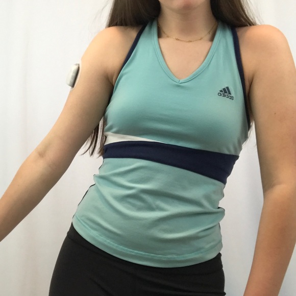 adidas Tops - Adidas Cross Back Athletic Tank Top